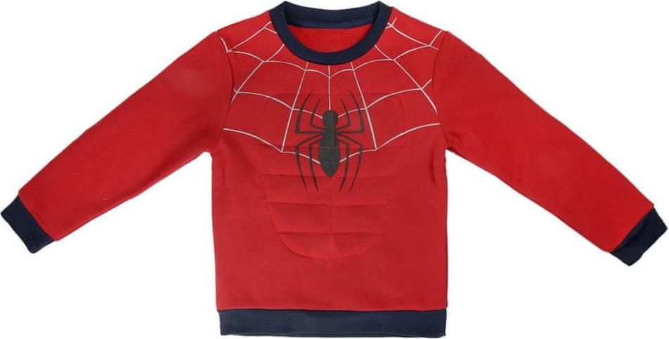 Disney chlapecká mikina Spiderman 116 červená - obrázek 1