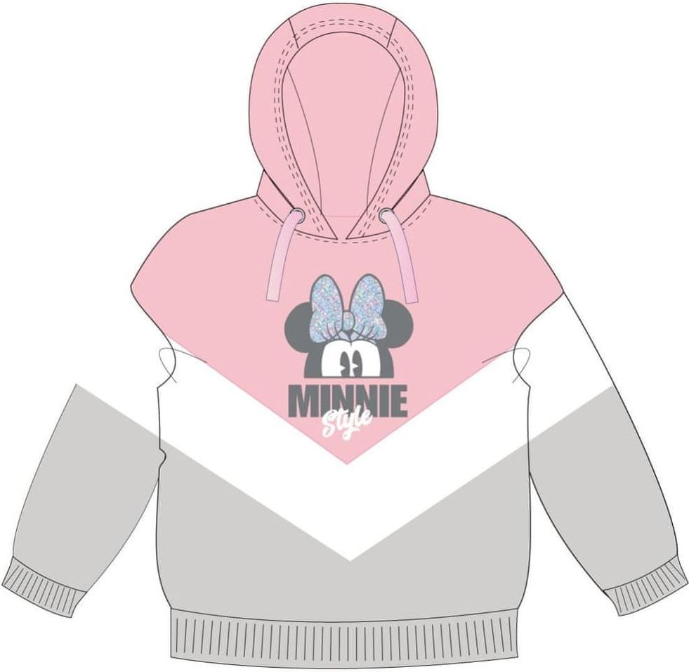 Disney dívčí mikina Minnie 110 růžová - obrázek 1