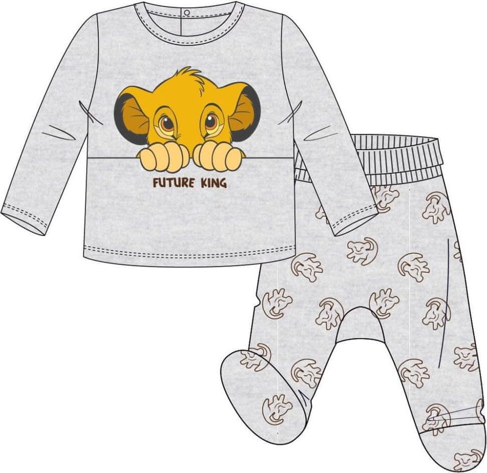 Disney chlapecké pyžamo Lví král 55 šedá - obrázek 1