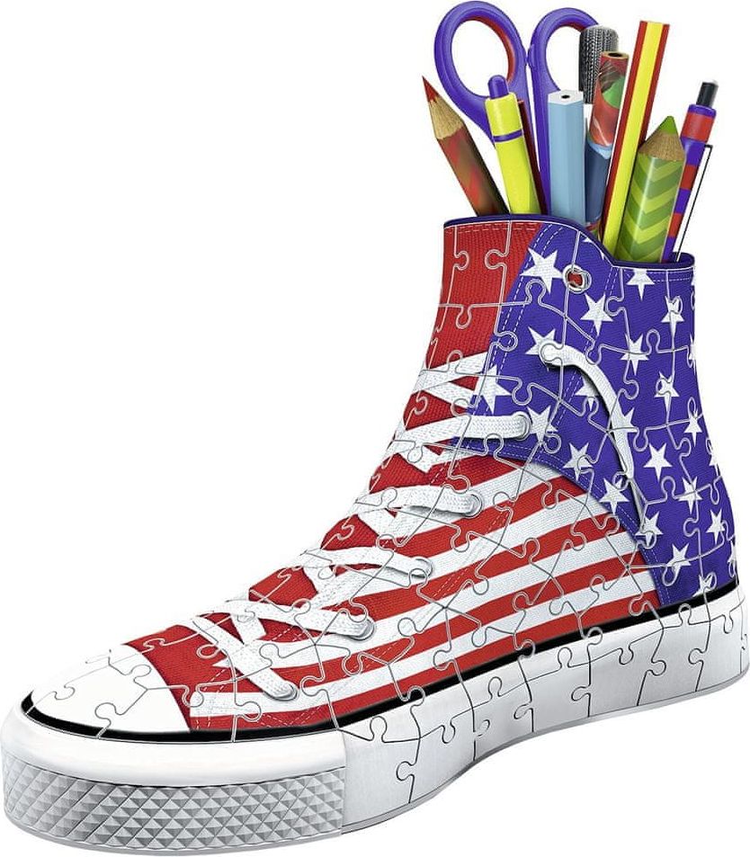 Ravensburger Puzzle 108 dílků 3D Jigsaw Puzzle - Sneaker Flag - obrázek 1