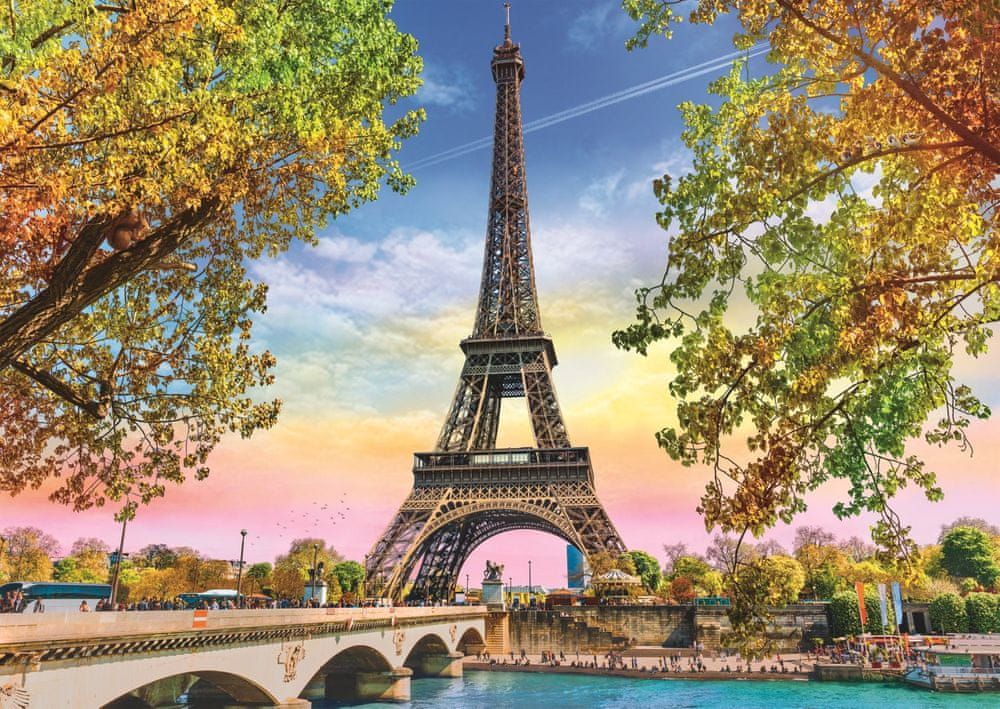 Trefl Puzzle 500 dílků Romantic Paris - obrázek 1