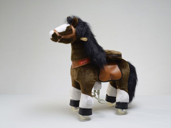 Ponnie Jezdící kůň Chocolate Horse do 25kg 62x28,5x76 cm - obrázek 1