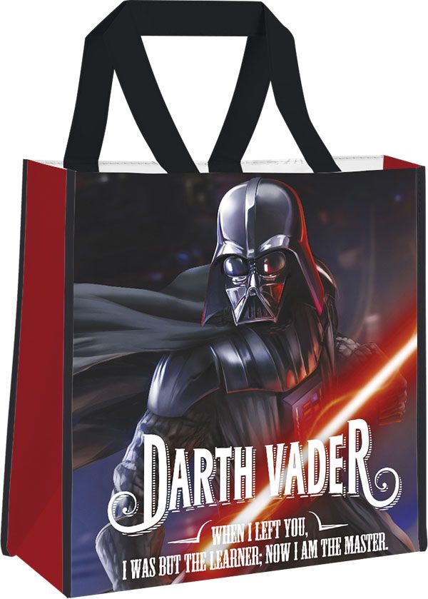 EUROSWAN Dětská taška na přezůvky Star Wars Darth Vader Polypropylen, 38x38x12 cm - obrázek 1