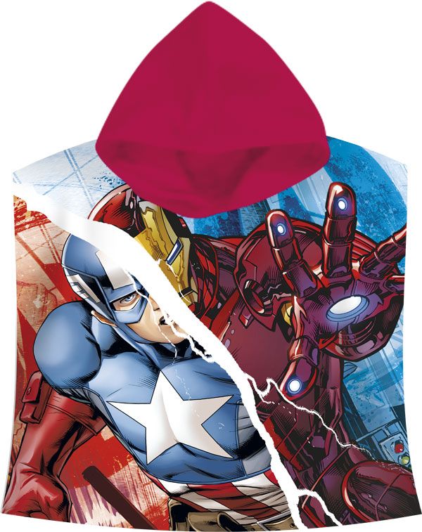 EUROSWAN Pončo Avengers Bavlna - Froté, 60/120 cm - obrázek 1