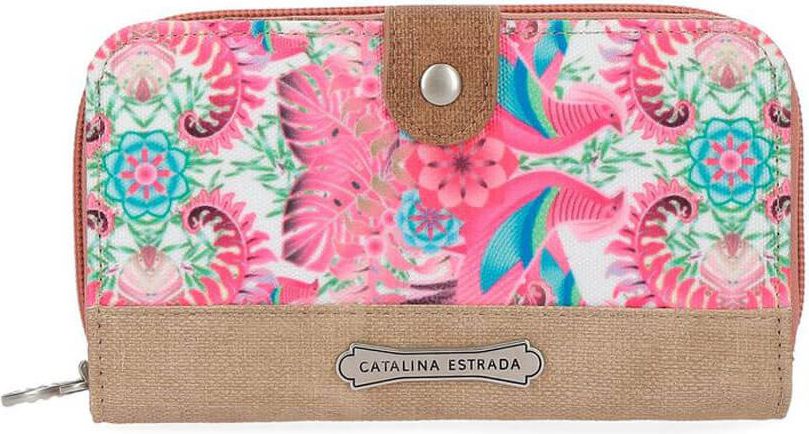 JOUMMABAGS Peněženka Catalina Estrada Faisan Beige Polyester 16 cm - obrázek 1