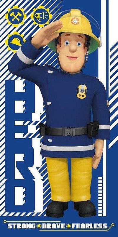 FARO Osuška Požárník Sam Hero Bavlna Froté 70/140 cm - obrázek 1