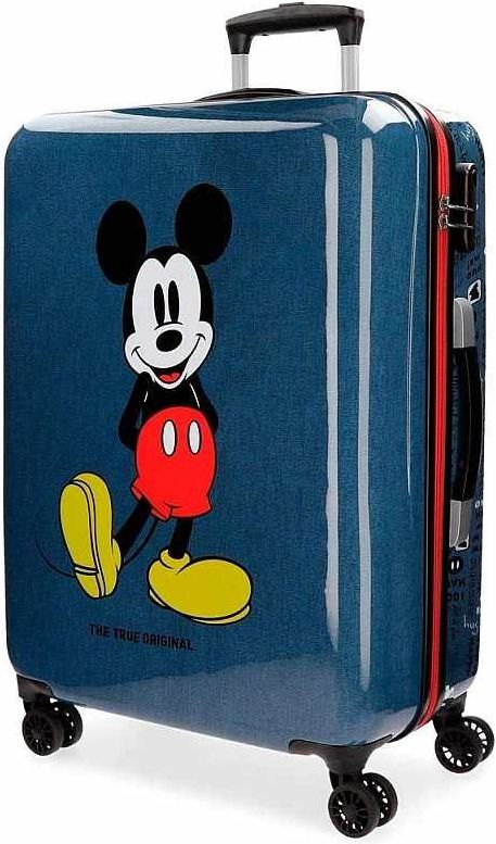 JOUMMABAGS ABS Cestovní kufr Mickey blue ABS plast 69 cm - obrázek 1