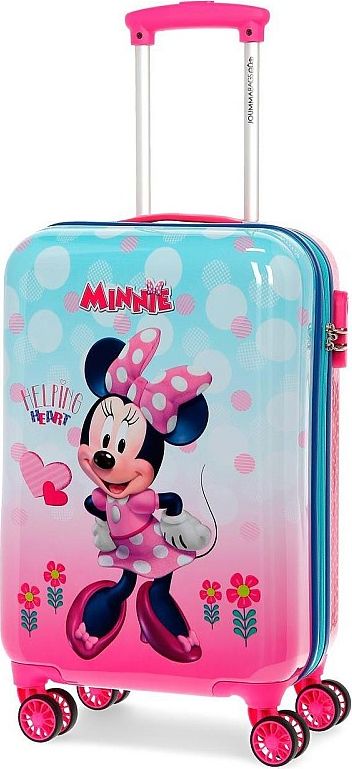 JOUMMABAGS Cestovní kufr Minnie Heart ABS plast, 33l - obrázek 1