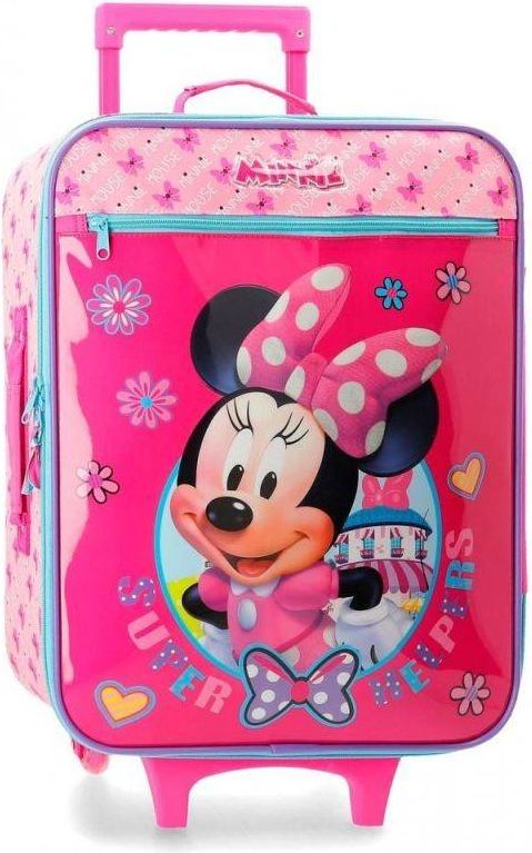 JOUMMABAGS Cestovní kufr Minnie Super Helpers Polyester, PVC, objem 25 l - obrázek 1