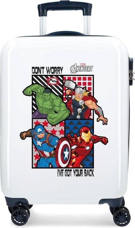 JOUMMABAGS ABS Cestovní kufr All Avengers ABS plast, 55x34x20 cm, objem 33 l - obrázek 1