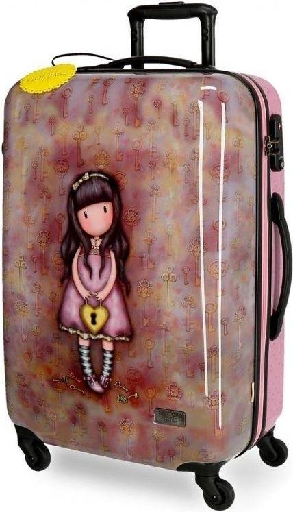 JOUMMABAGS Cestovní kufr Santoro Gorjuss The Secret ABS plast, 67x45x26 cm, objem 64 l - obrázek 1