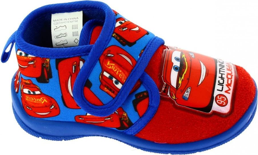 Disney by Arnetta chlapecké bačkůrky Cars 24 modrá - obrázek 1