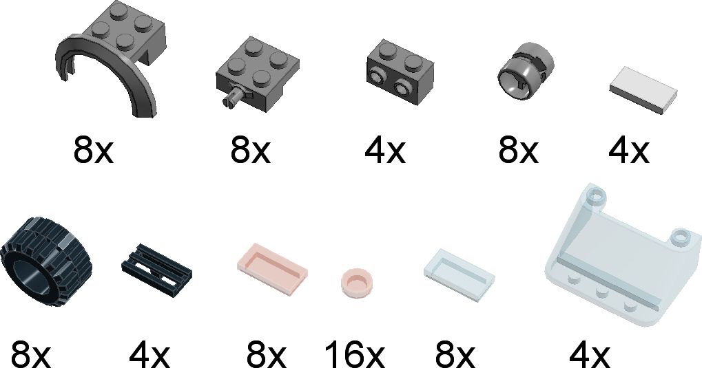 LW Toys Kreativní set pro stavbu aut - obrázek 2
