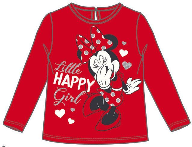 Disney by Arnetta dívčí tričko Minnie 80 červená - obrázek 1