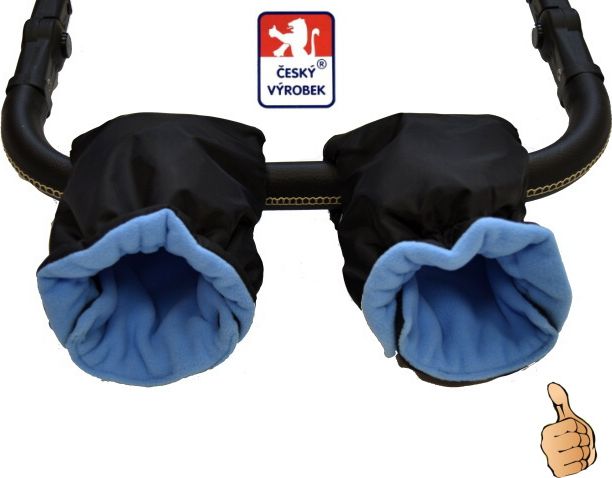 Rukávník na kočárek, Dětský svět, boxerky černosvětlemodré - obrázek 4