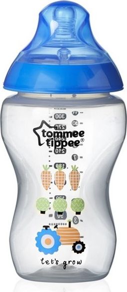 Kojenecká láhev Tomme Tippee C2N 340 ml 1ks, modrá - obrázek 1