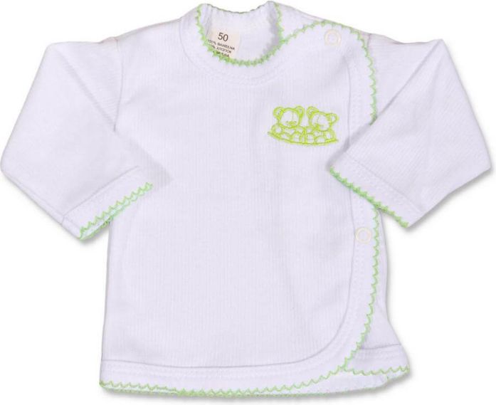 Kojenecká košilka New Baby Classic velikost 62 se zelenou výšivkou - obrázek 1
