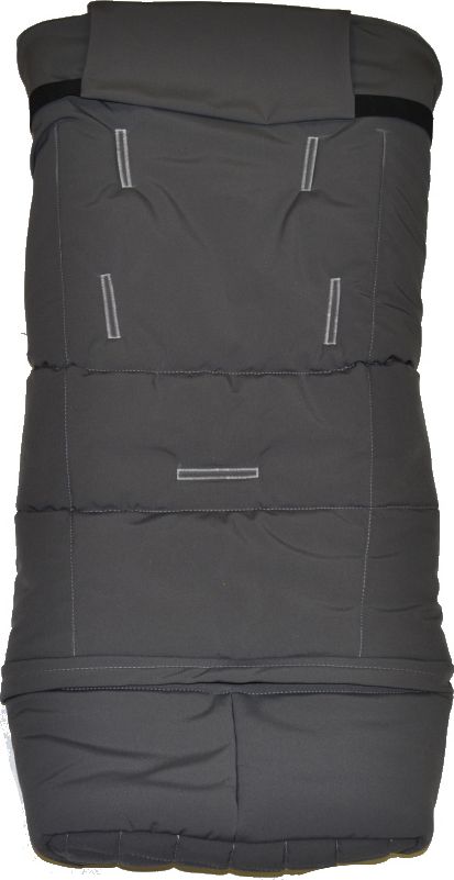 Softshellový zimní fusak do kočárku, Dětský svět, 3v1, Sport Baby, černokrémový - obrázek 4