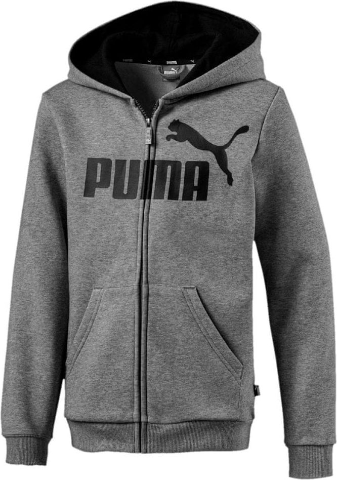 Puma chlapecká mikina Essentials 152 šedá - obrázek 1