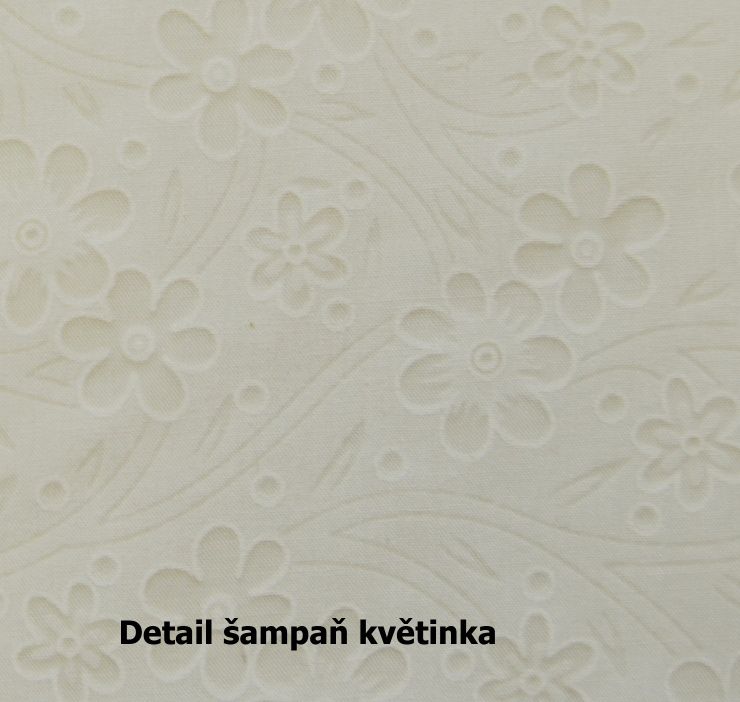 Letní deka do kočárku, Květinka šampaň, Dětský svět - obrázek 2
