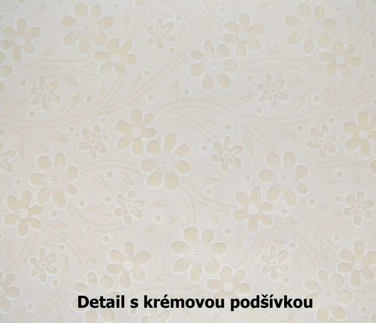 Letní deka do kočárku, Květinka šampaň, Dětský svět - obrázek 4