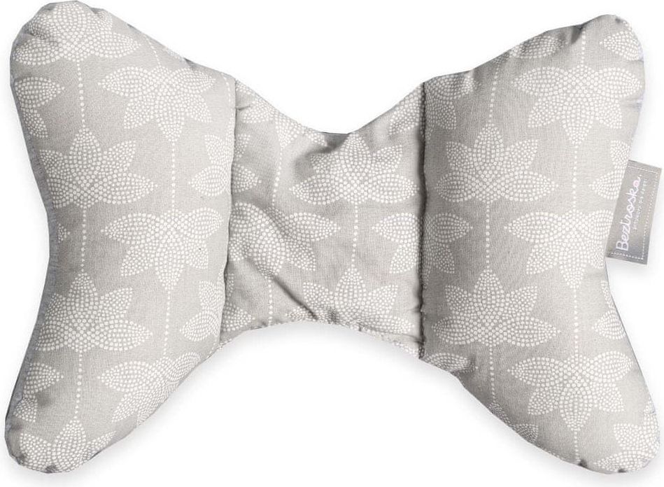 BEZTROSKA polštářek motýlek white cream - obrázek 1
