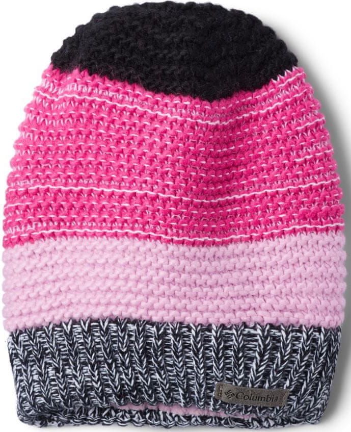 Columbia dětská čepice Gyroslope II Beanie univerzální růžová - obrázek 1