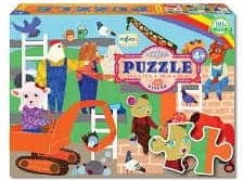 eeBoo Puzzle - Zvířátka v práci 42 dílků - obrázek 1