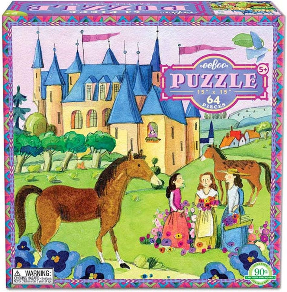 eeBoo Puzzle Zámek - 64 dílků - obrázek 1