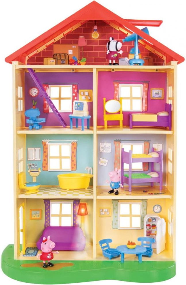 TM Toys Peppa Pig - Rodinný dům se světlem a zvukem - obrázek 1