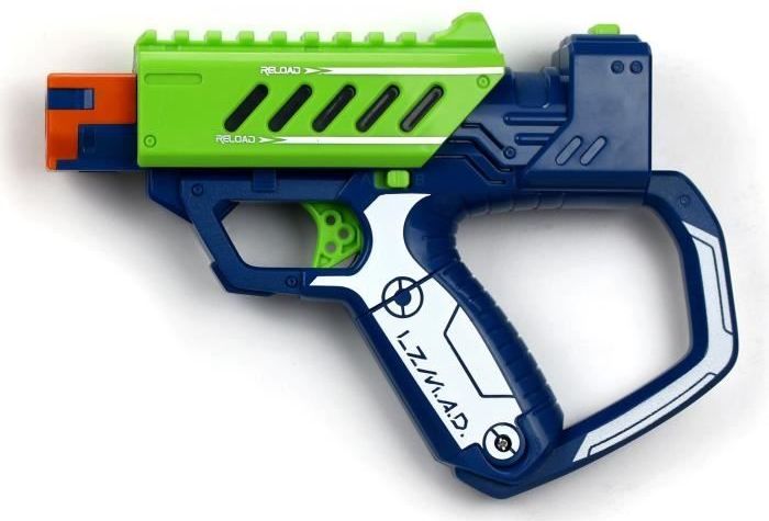 Silverlit laserová pistole LAZER M.A.D. - First Ops - modrá/zelená - obrázek 1
