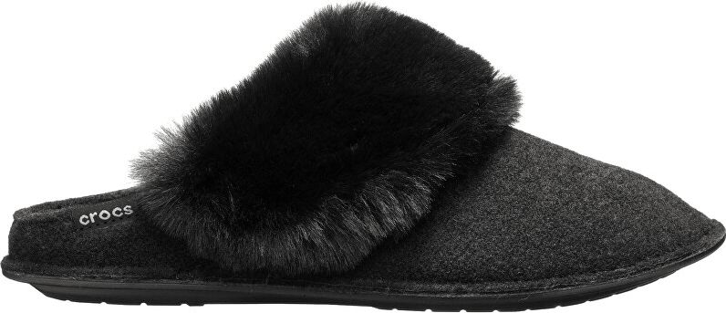 Crocs Dámské pantofle Clasic Luxe Slipper Black 205394-001 (Velikost 36-37) - obrázek 1