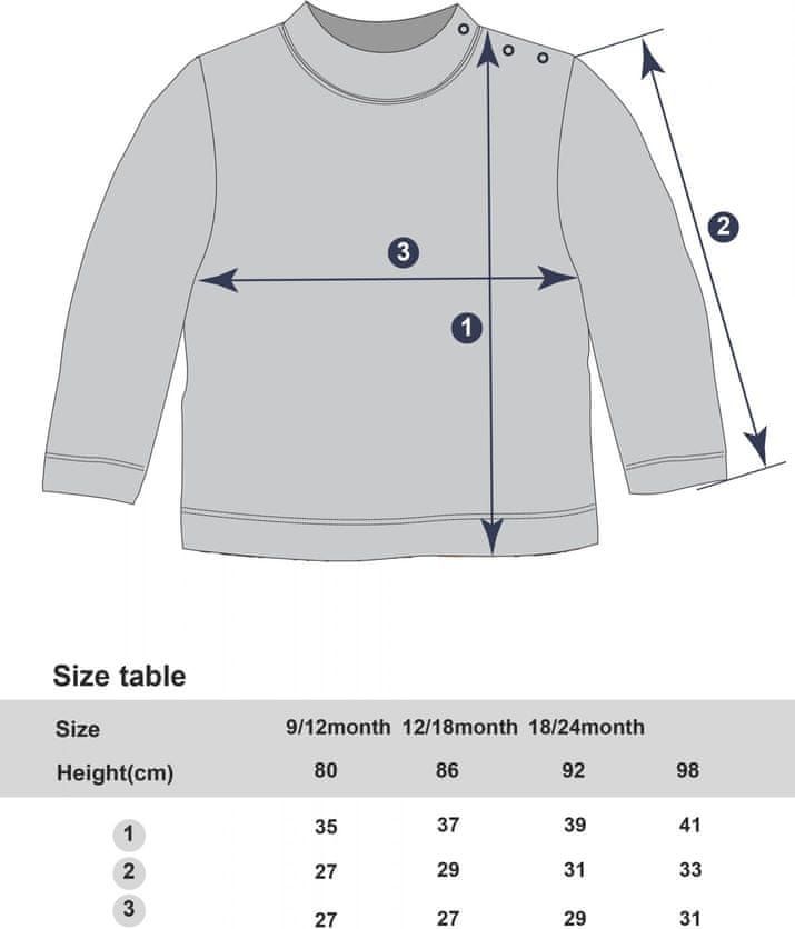 WINKIKI chlapecké tričko 92 gray melange - obrázek 1