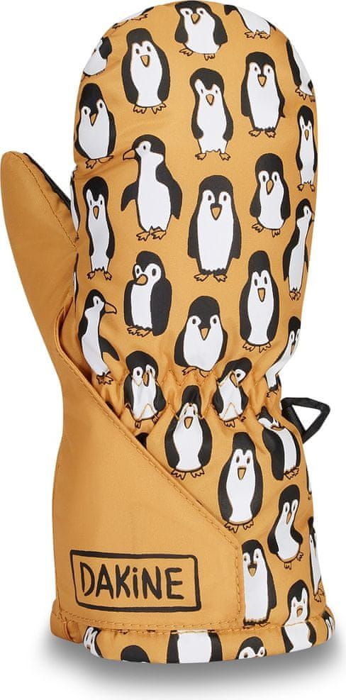 Dakine dětské rukavice BRAT MITT M Golden Penguins - obrázek 1