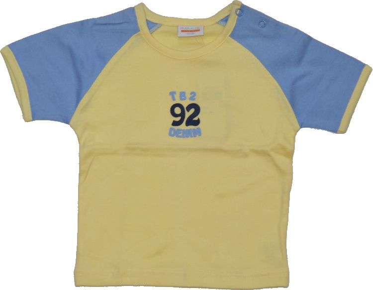 Dětské tričko, Timbuktoo, žlutomodré velikost 18-24m Výprodej - obrázek 1