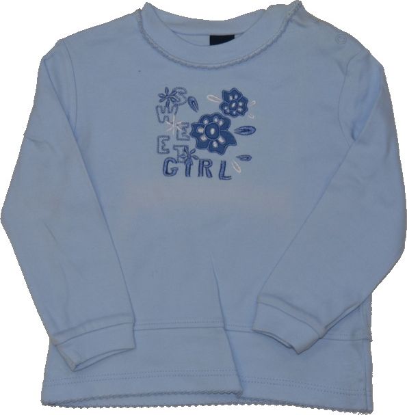 Dětské tričko, GT, modré Girls velikost 86 Výprodej - obrázek 1
