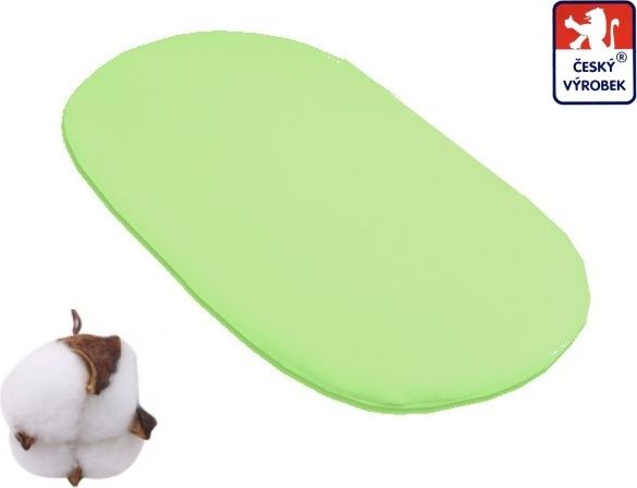 Prostěradlo do kočárku Dětský svět sametové zelené - obrázek 1