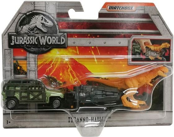 Matchbox Matchbox Dinokáry Jurský svět Tyranno-hauler - obrázek 1