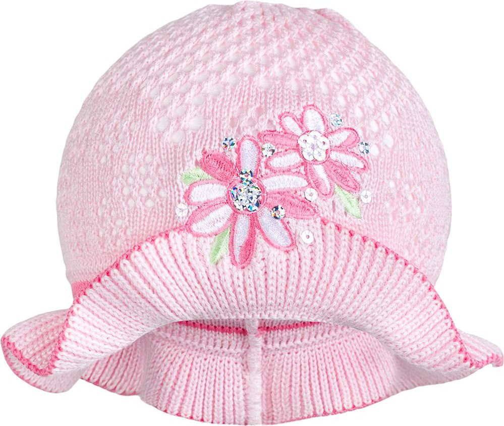 NEW BABY Pletený klobouček New Baby růžovo-růžový - Pletený klobouček New Baby růžovo-růžový - obrázek 1