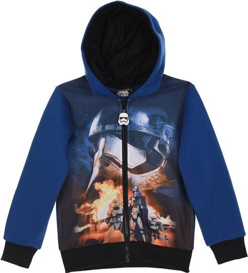 Sun City Dětská mikina Star Wars Stormtrooper fleece s kapucí modrá Velikost: 104 (4 roky) - obrázek 1