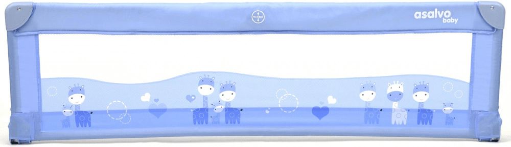 Asalvo Zábrana k posteli 150 cm giraffes blue - obrázek 1