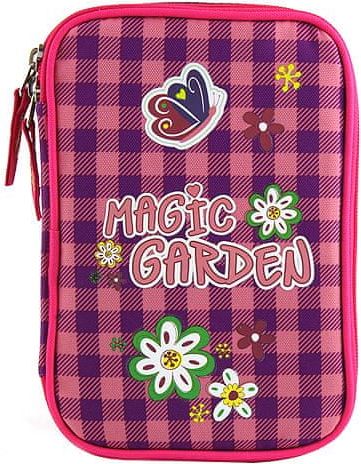 Target Školní penál , Magic garden, růžovo-fialová kostka - obrázek 1