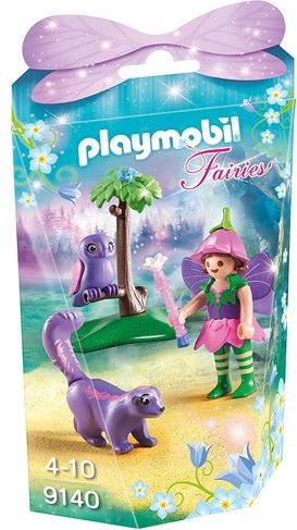 Playmobil Víla a její přátelé sova a tchoř , Víly a jednorožci, 17 dílků - obrázek 1