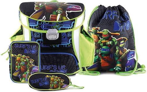 Target Školní set , Ninja želvy, barva modro-zelená - obrázek 1