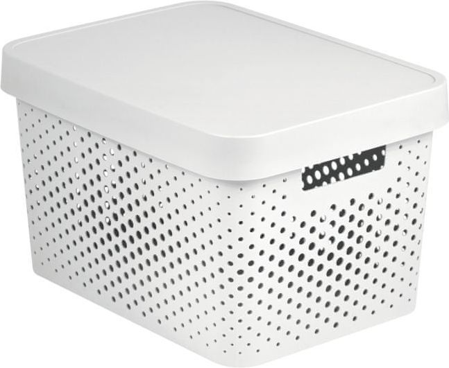 ROJAPLAST, box 17,0l INFINITY díry, bílý, 36,3x27x22,2cm - obrázek 1