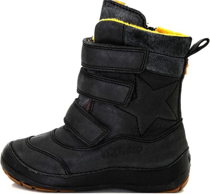 D-D-step chlapecká zimní obuv 33 černá - obrázek 1