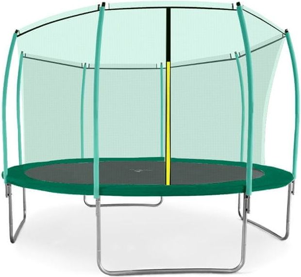 Aga Sport Fit Trampolína 366 cm Dark Green + vnitřní ochranná síť - obrázek 1