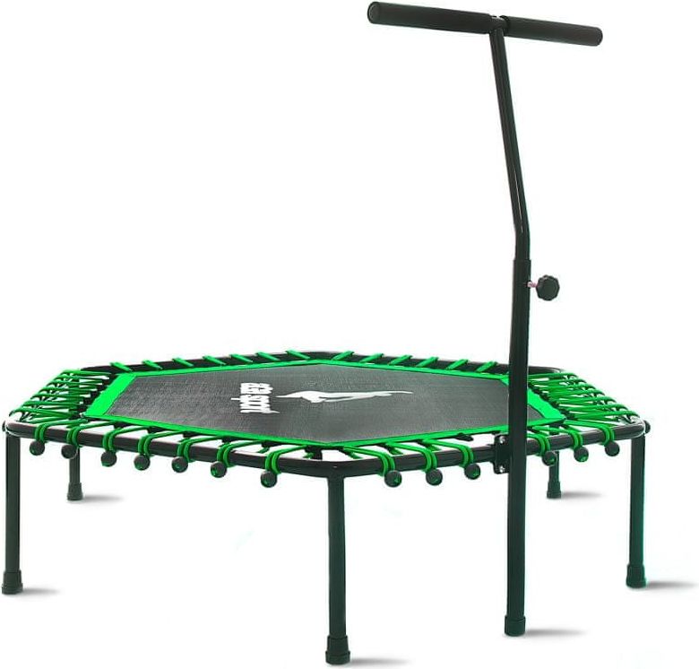 Aga FITNESS Trampolína 130 cm Green + madlo - obrázek 1