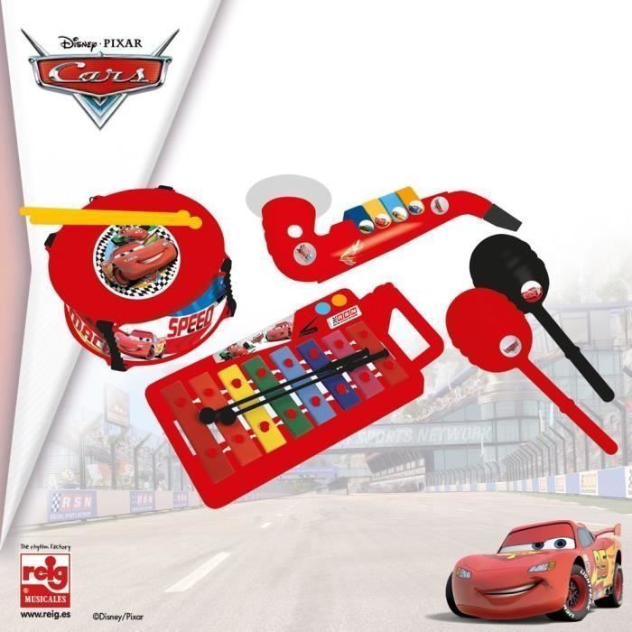 Reig dětská hudební sada CARS, 3+ - obrázek 1