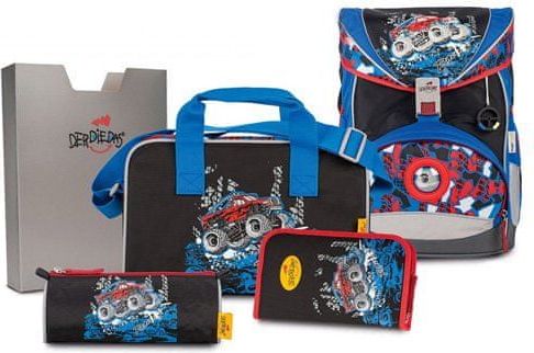Školní set DerDieDas, 5-dílný, Ergoflex, Off-Road - obrázek 1